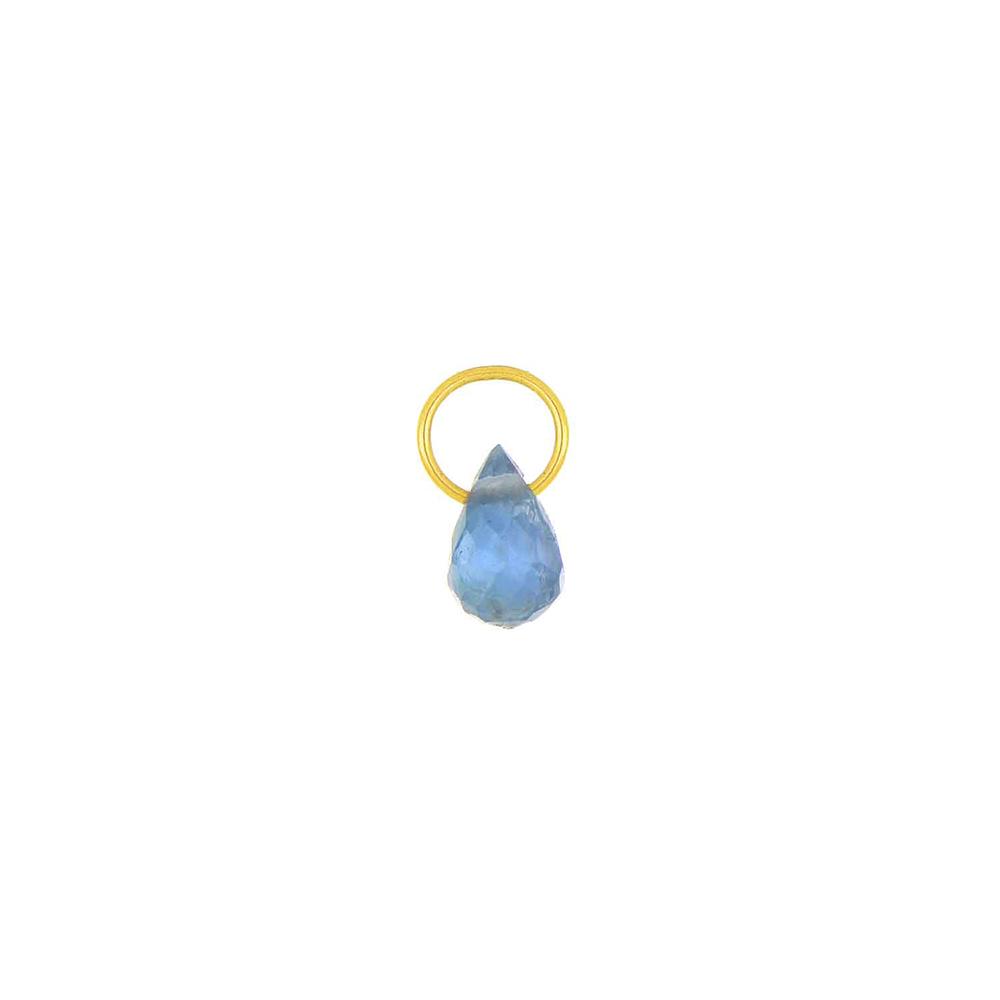 18Kt Blue Sapphire Drop Component - MAMAN ET SOPHIE
