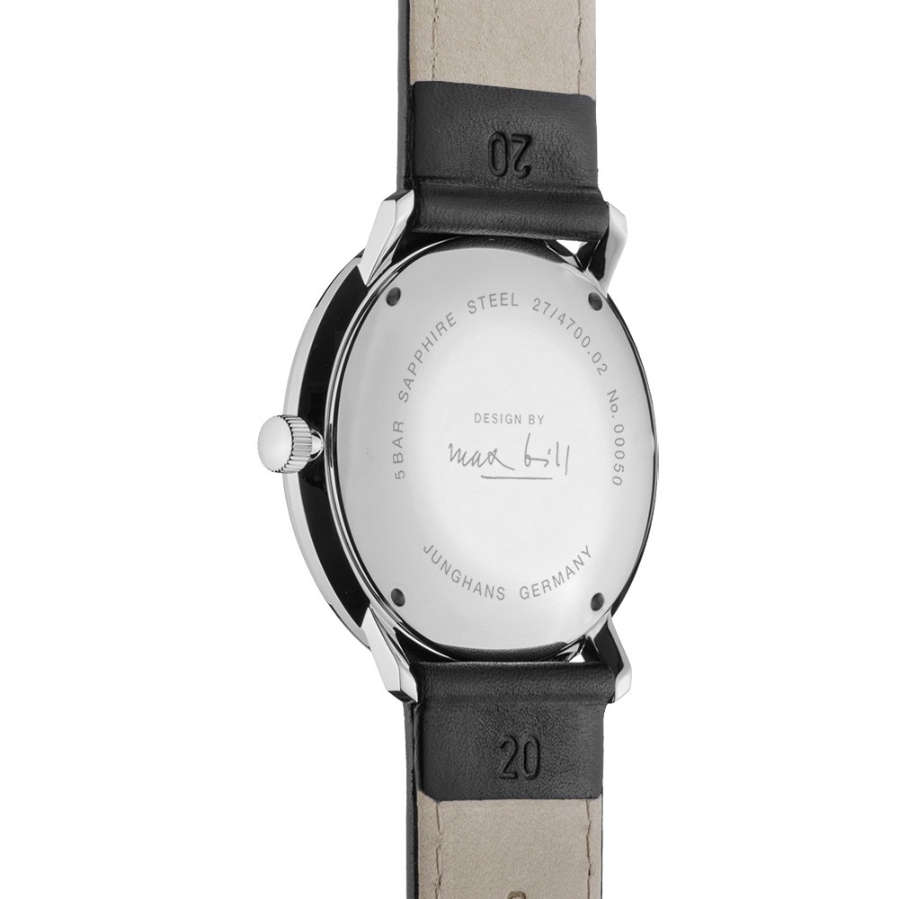  Junghans max bill Automatic 27-4700.02 Argento 38,0 mm - JUNGHANS