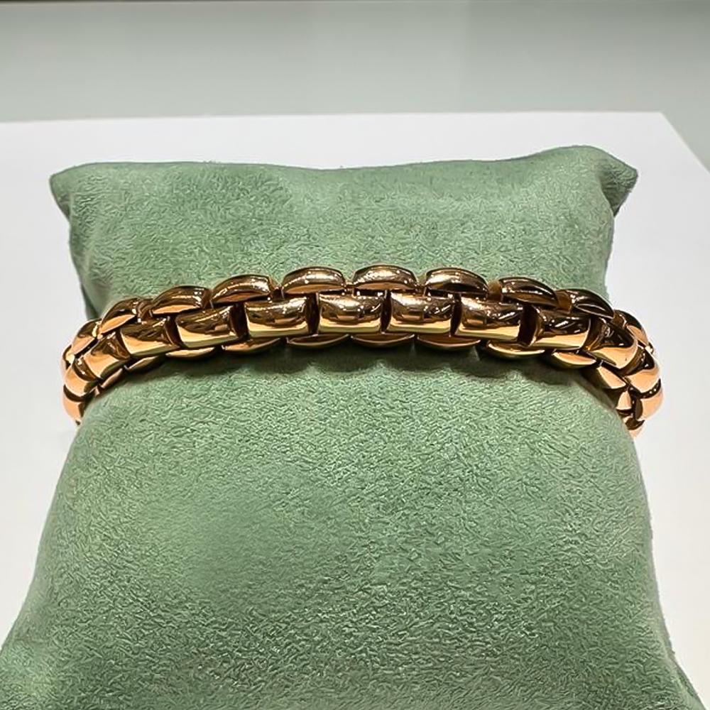  Bracciale Fope Eka 604B FlexIt oro rosa 18kt elastico - FOPE