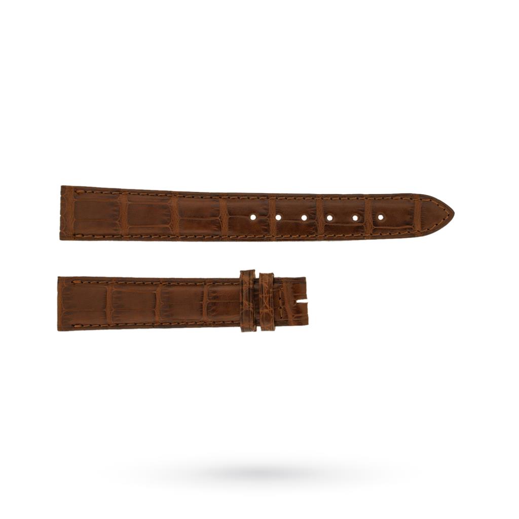 Cinturino originale Longines alligatore gold scuro 16-14mm - LONGINES