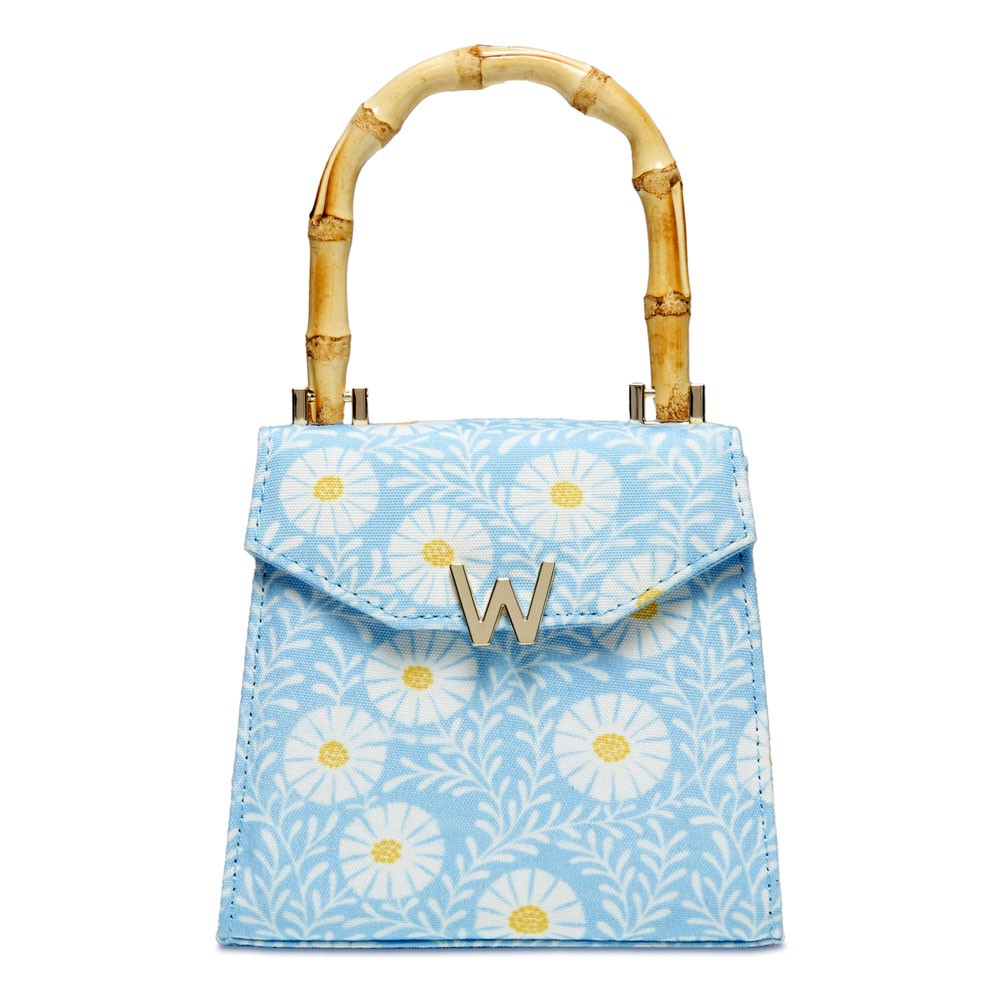  Wolf Small Bag with Sky Daisy Print - Sky Daisy Blue - WOLF
