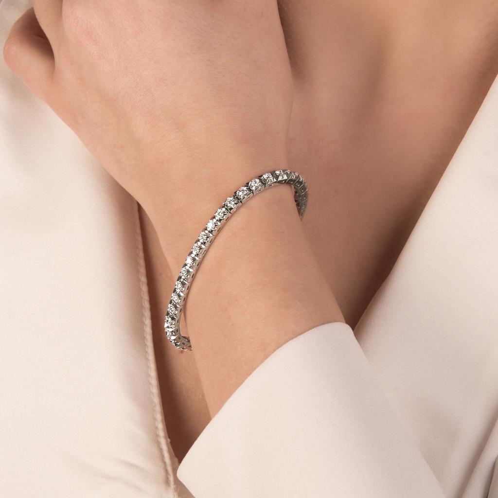  Bracciale tennis oro bianco diamanti 3,10ct G VS Mirco Visconti - MIRCO VISCONTI