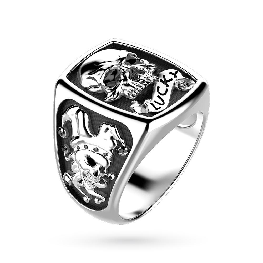  Anello uomo Zancan EXA137 argento teschio - ZANCAN