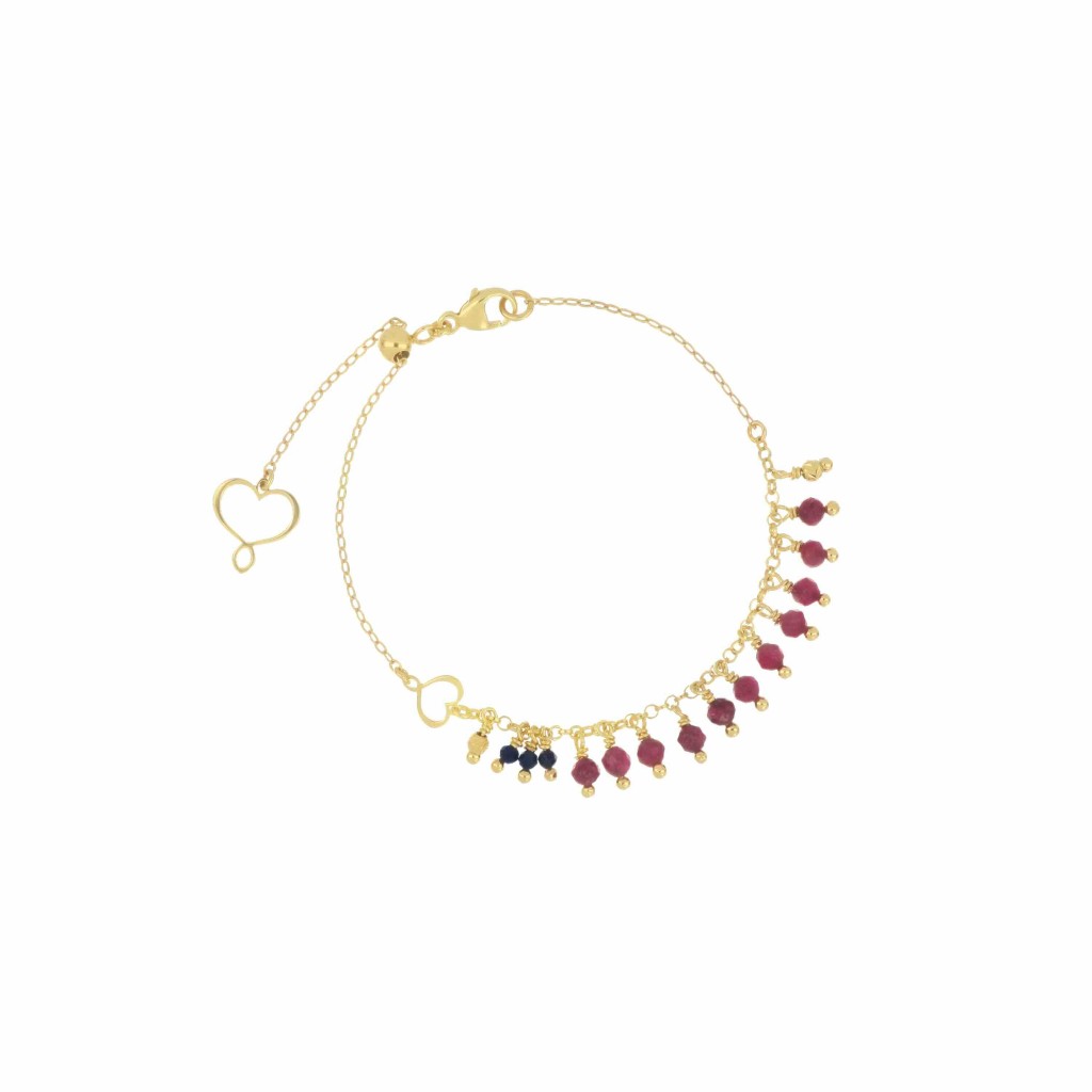 Bracciale Catena Rubino & Zaffiro Maman et Sophie