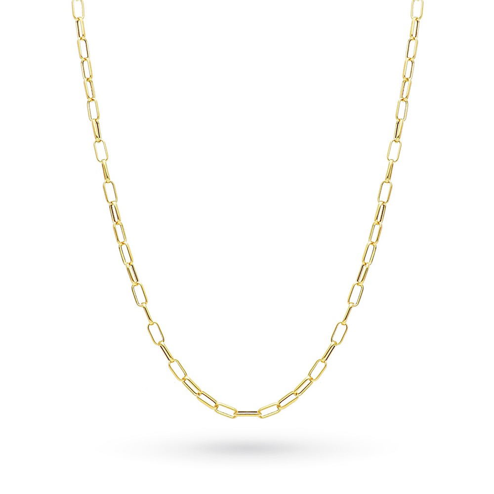 Catena Forzatina Oro Giallo 40 cm - Lusso Italiano - LUSSO ITALIANO