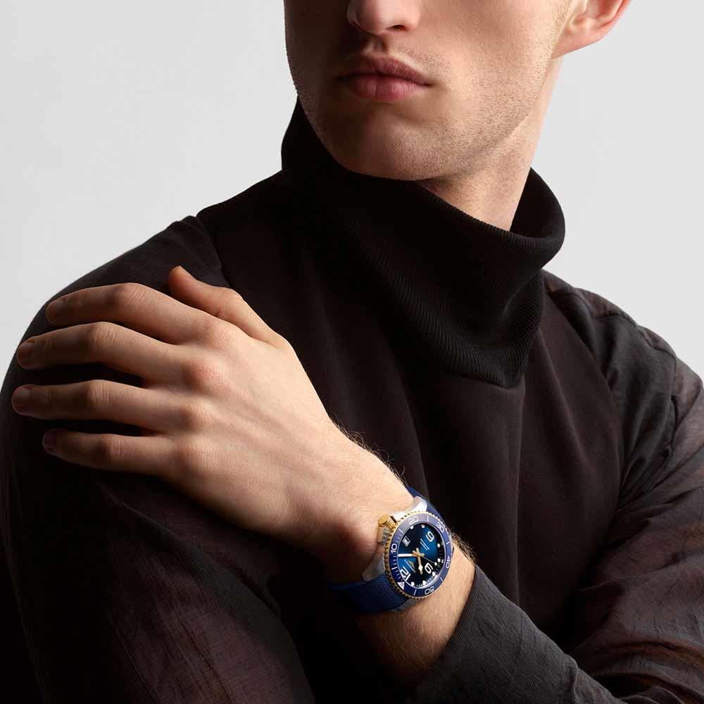  Longines Hydroconquest L3.782.3.96.9 Automatico 43 mm - LONGINES