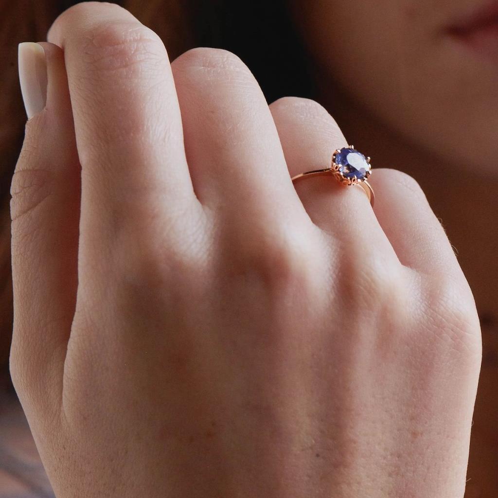  Maman et Sophie ANMANTZT brilliant cut tanzanite ring - MAMAN ET SOPHIE