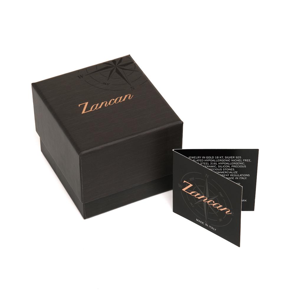  Portachiavi Zancan ESP005R argento oro rosa zaffiro - ZANCAN