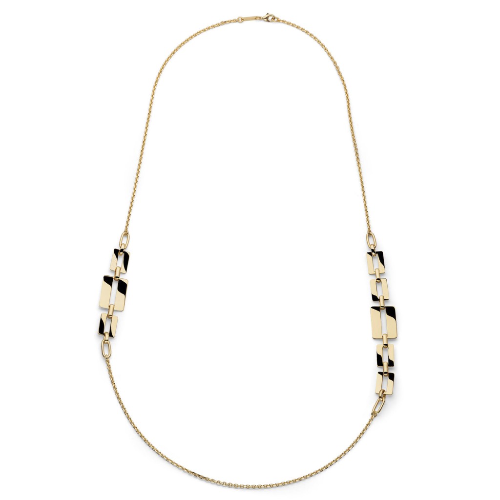 Collana Catena Unoaerre 2653 segmenti rettangolari piatti 93 cm - UNOAERRE