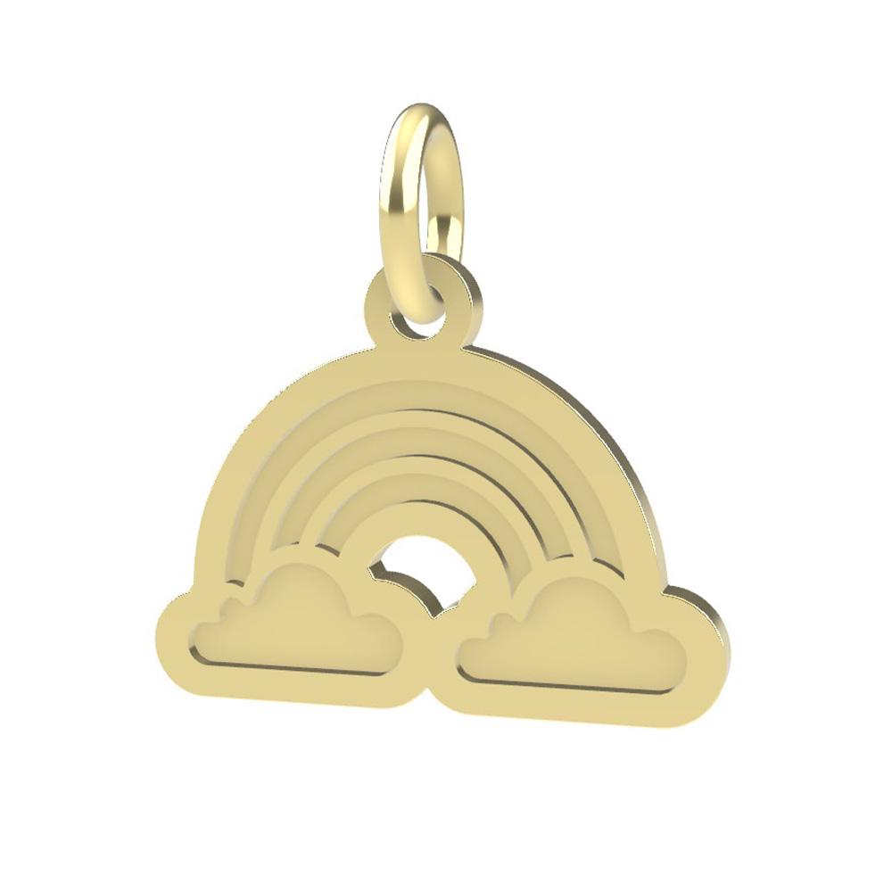 Ciondolo a forma di Arcobaleno oro giallo 18kt Dedie - DEDIE