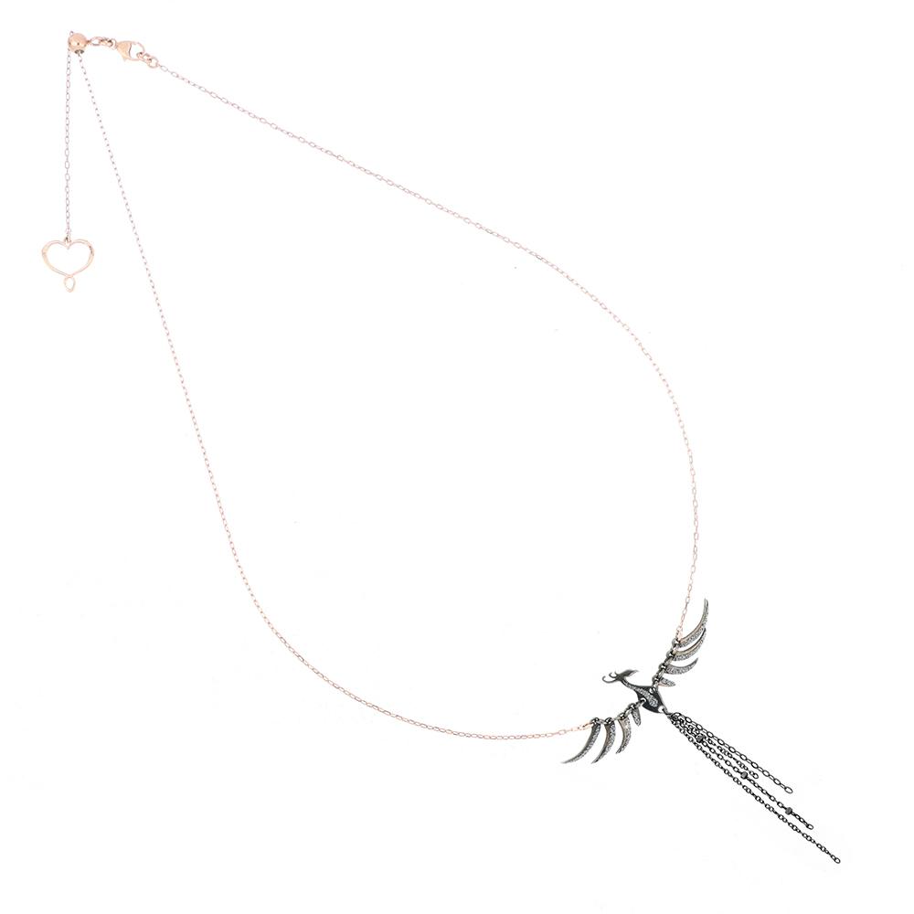  Collana fenice nera Maman et Sophie GHFEN21 - MAMAN ET SOPHIE