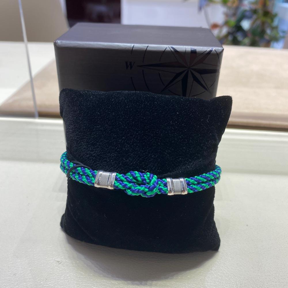  Zancan bracelet in bicolor kevlar with nautical knot - ZANCAN