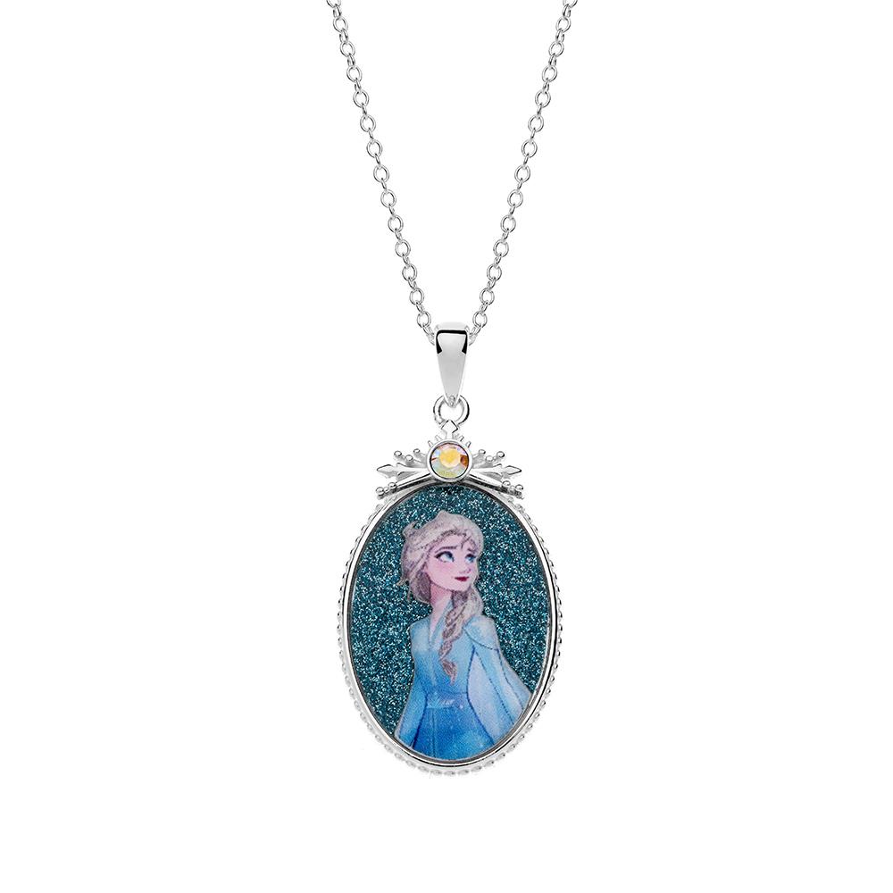 Collana bambini Disney Frozen Elsa smaltata - DISNEY