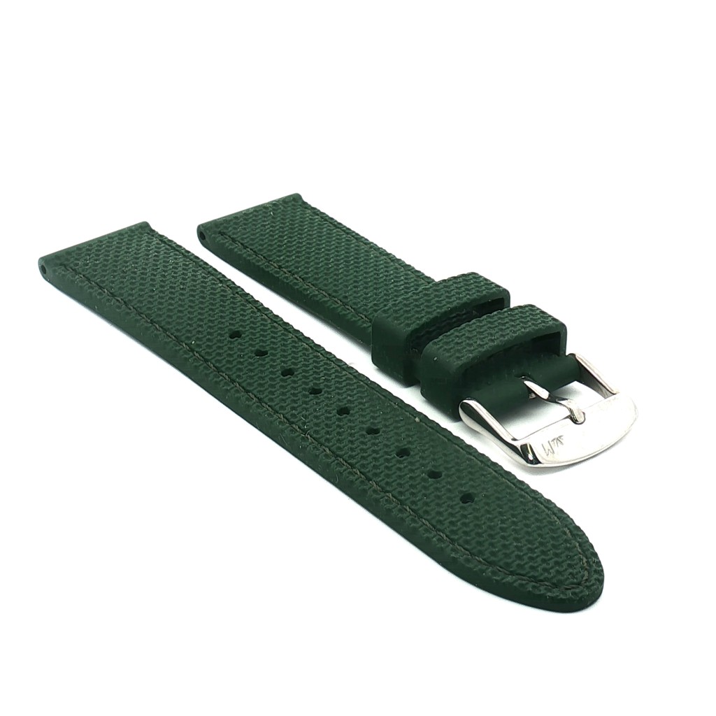 Green Rubber Strap 22&ndash;20 mm - 