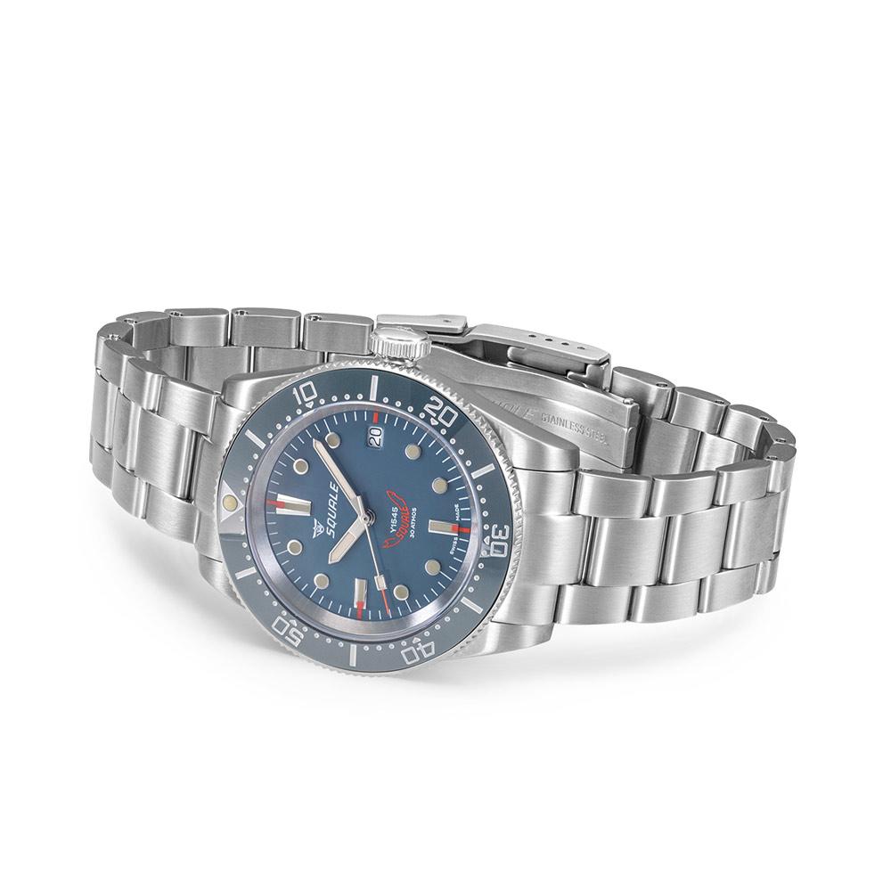  Squale 1545 Grey Bracelet 1545GG.AC 40,00 mm - SQUALE