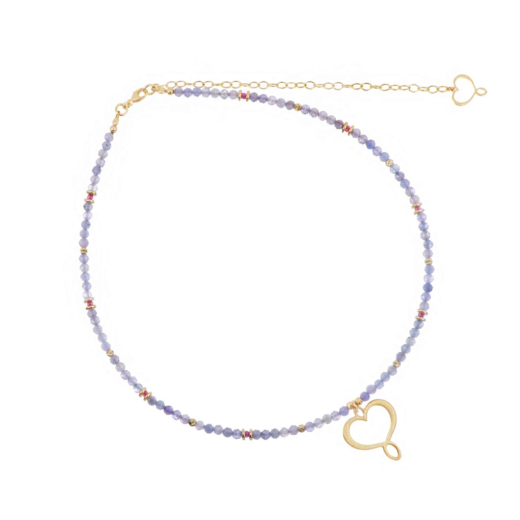 Maman et Sophie GCMESTZ1MS Maman 925 Silver Gold Choker - MAMAN ET SOPHIE