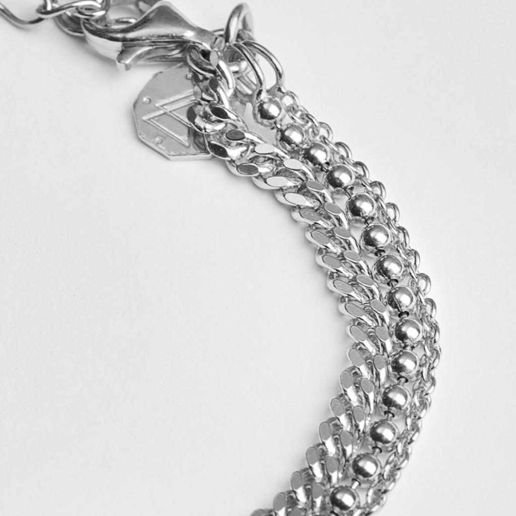 Bracciale tre fili argento lucido Nove25 - NOVE25