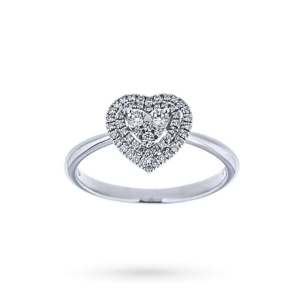 White gold diamond heart ring 0.25ct Mirco Visconti - MIRCO VISCONTI