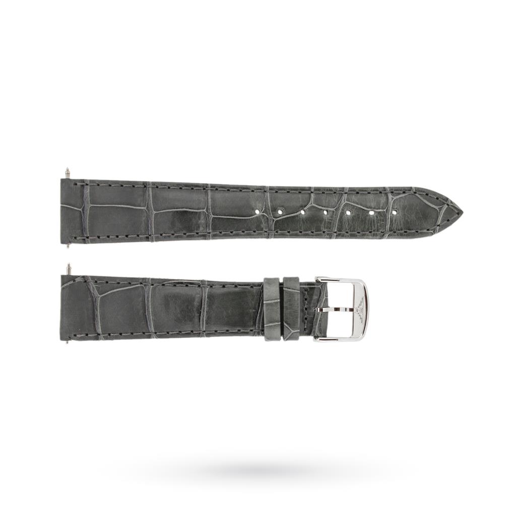 Cinturino originale Longines coccodrillo grigio 17-14mm - LONGINES