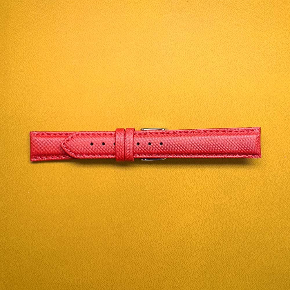 Cinturino rosso impermeabile per orologio