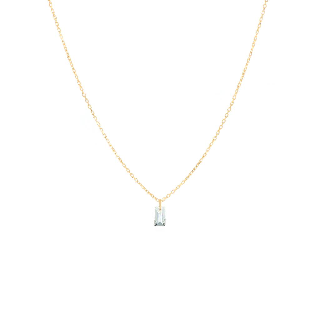  Girocollo diamante nudo marquise 0,10ct Maman et Sophie GCNUDM10 - MAMAN ET SOPHIE