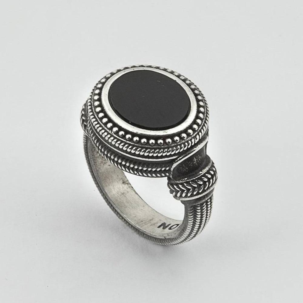  Chevalier magna grecia onice argento brunito lucido Nove25  - NOVE25