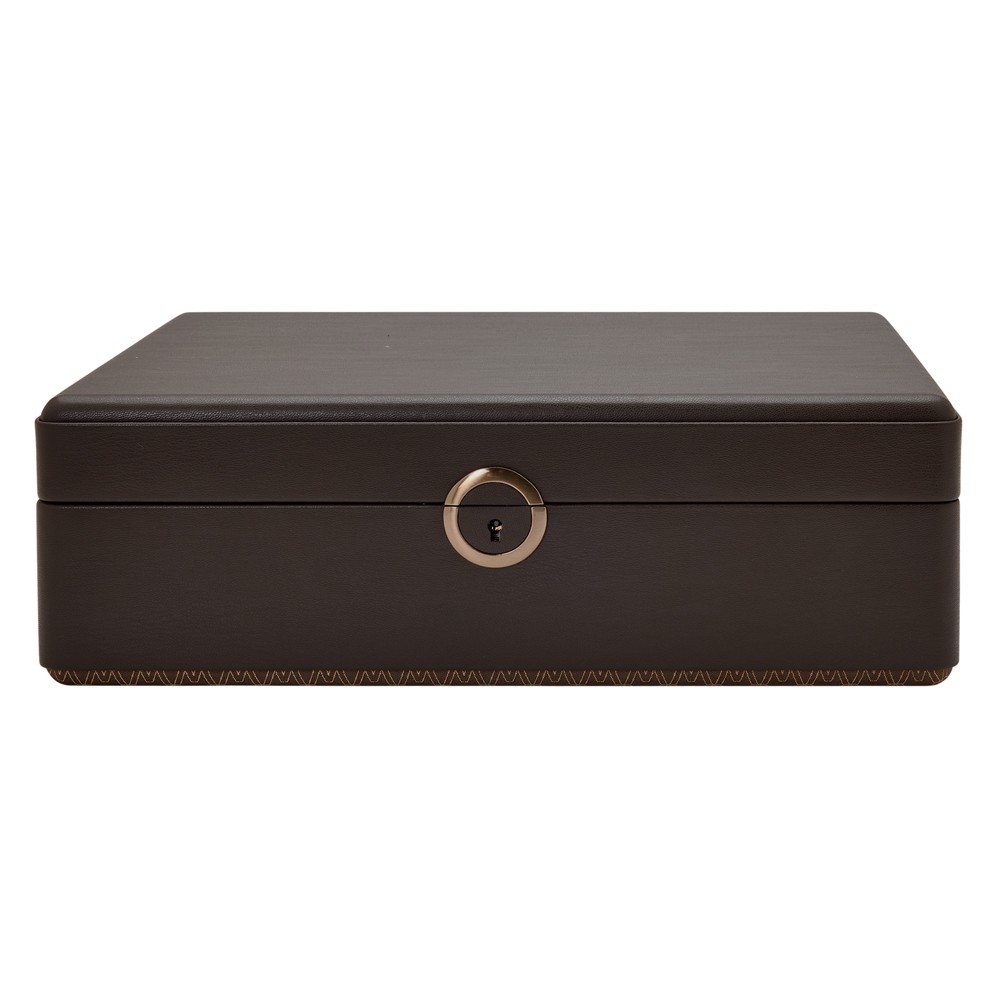  Scatola porta orologi da 5 pezzi - Caffè - WOLF