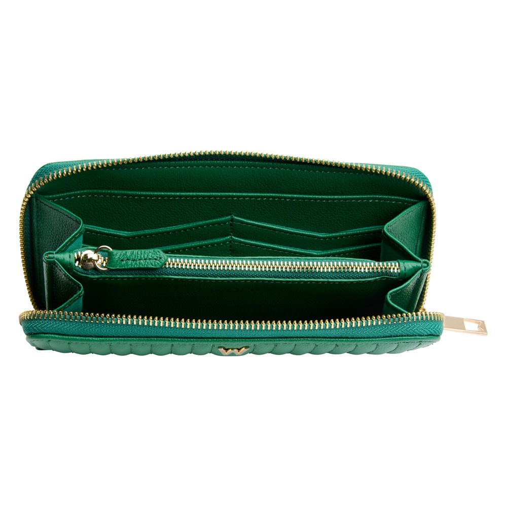  Wolf Continental Wallet - Forest Green - WOLF