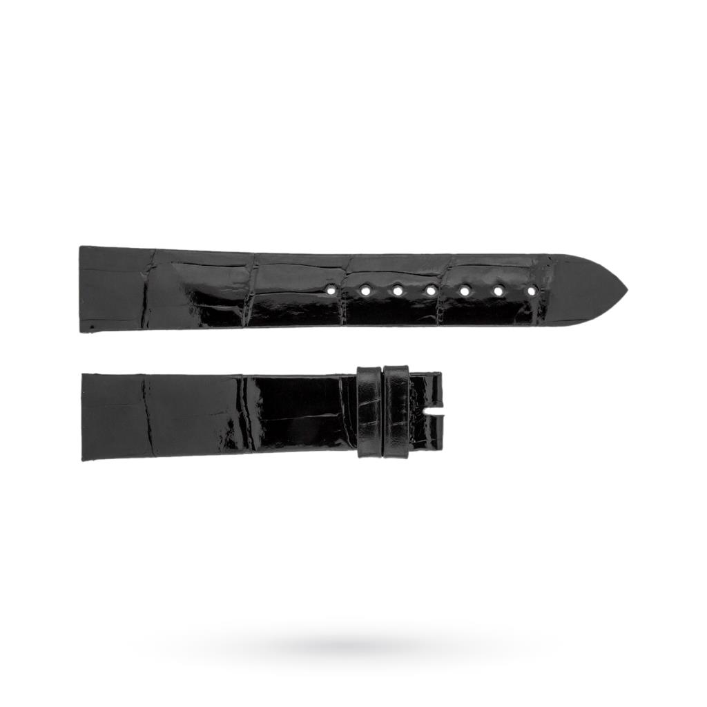 Cinturino originale Longines alligatore nero 18-16mm - LONGINES