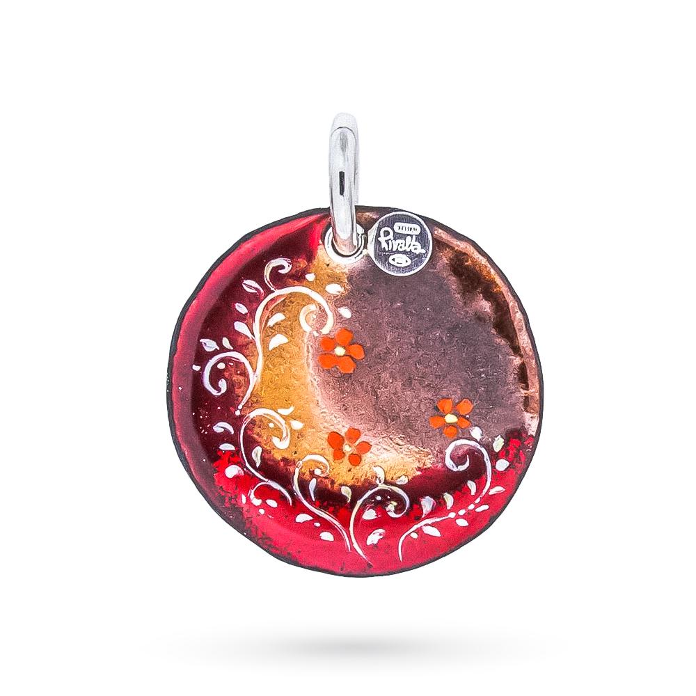 925 silver copper Gabriella Rivalta pendant Flowers Plot LARGE - GABRIELLA RIVALTA