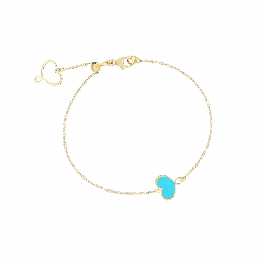 Bracciale Cuore Azzurro Maman et Sophie BPMES5 - MAMAN ET SOPHIE
