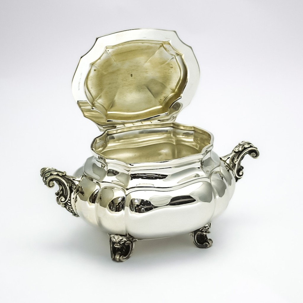  Three-piece 800 silver tea set, Cesa 1882 - CESA 1882