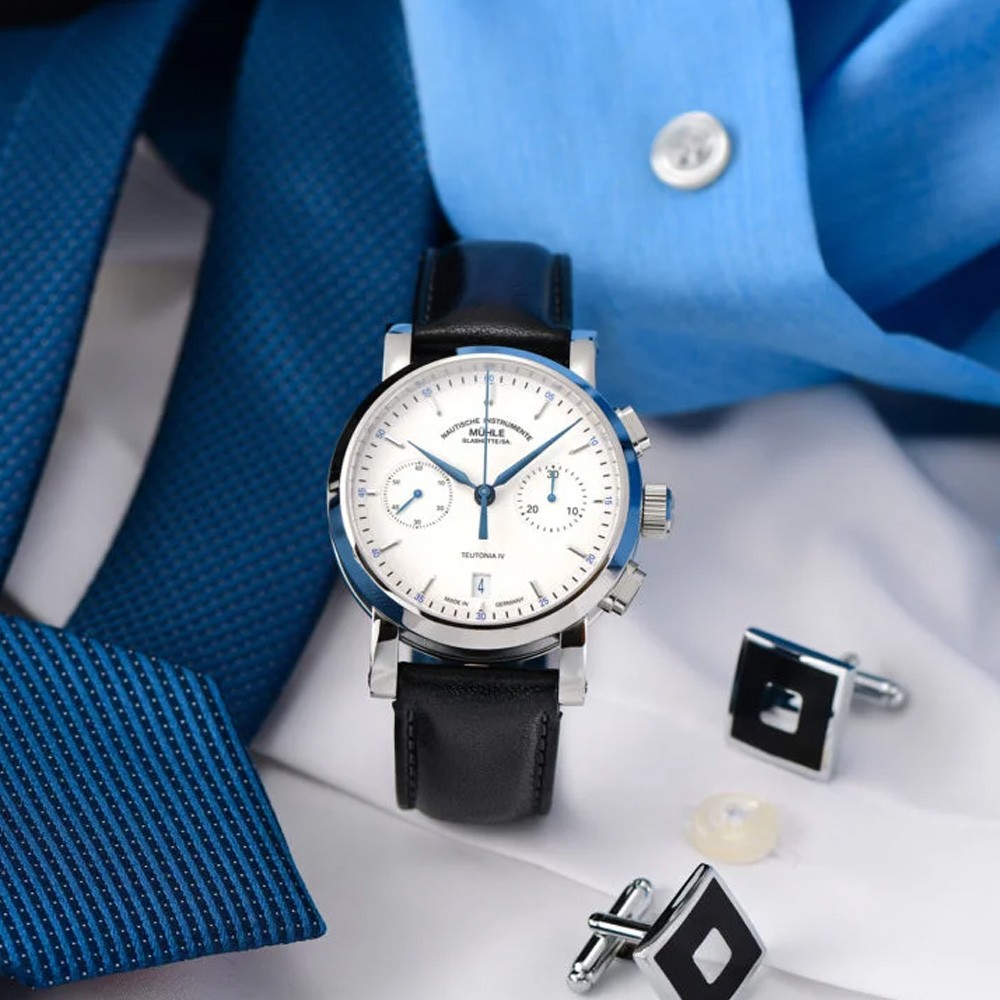  Muhle Glashutte Teutonia IV Chronograph M1-44-35-LB 39,0 mm - MUHLE-GLASHUTTE