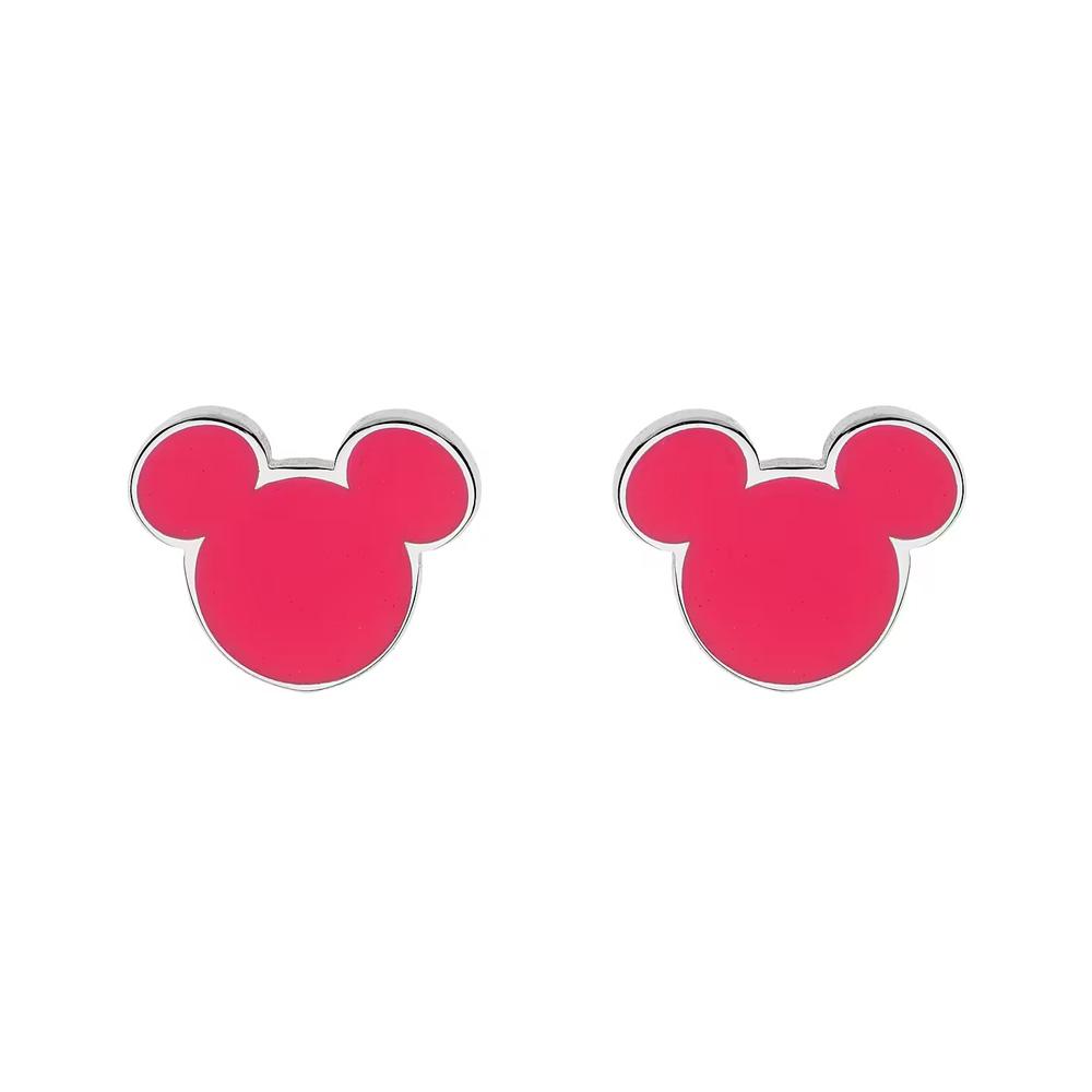 Disney Mickey Mouse girl earrings with red enamel - DISNEY