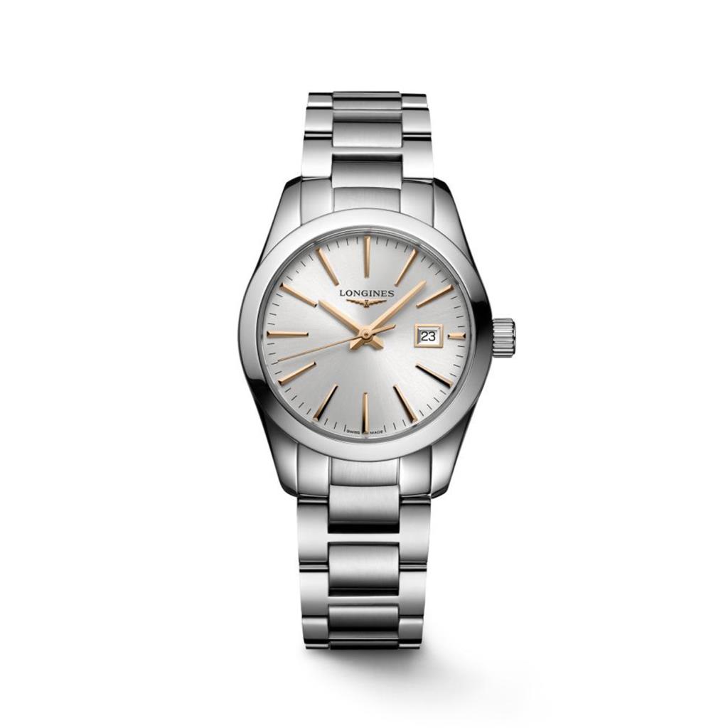 Orologio Longines Conquest Classic L2.286.4.72.6 Al Quarzo 29.50 mm