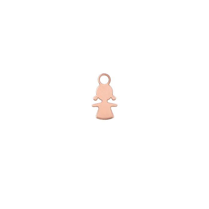 Charm bimba oro rosa 18 kt Luxury Piercing di Maman et Sophie - MAMAN ET SOPHIE