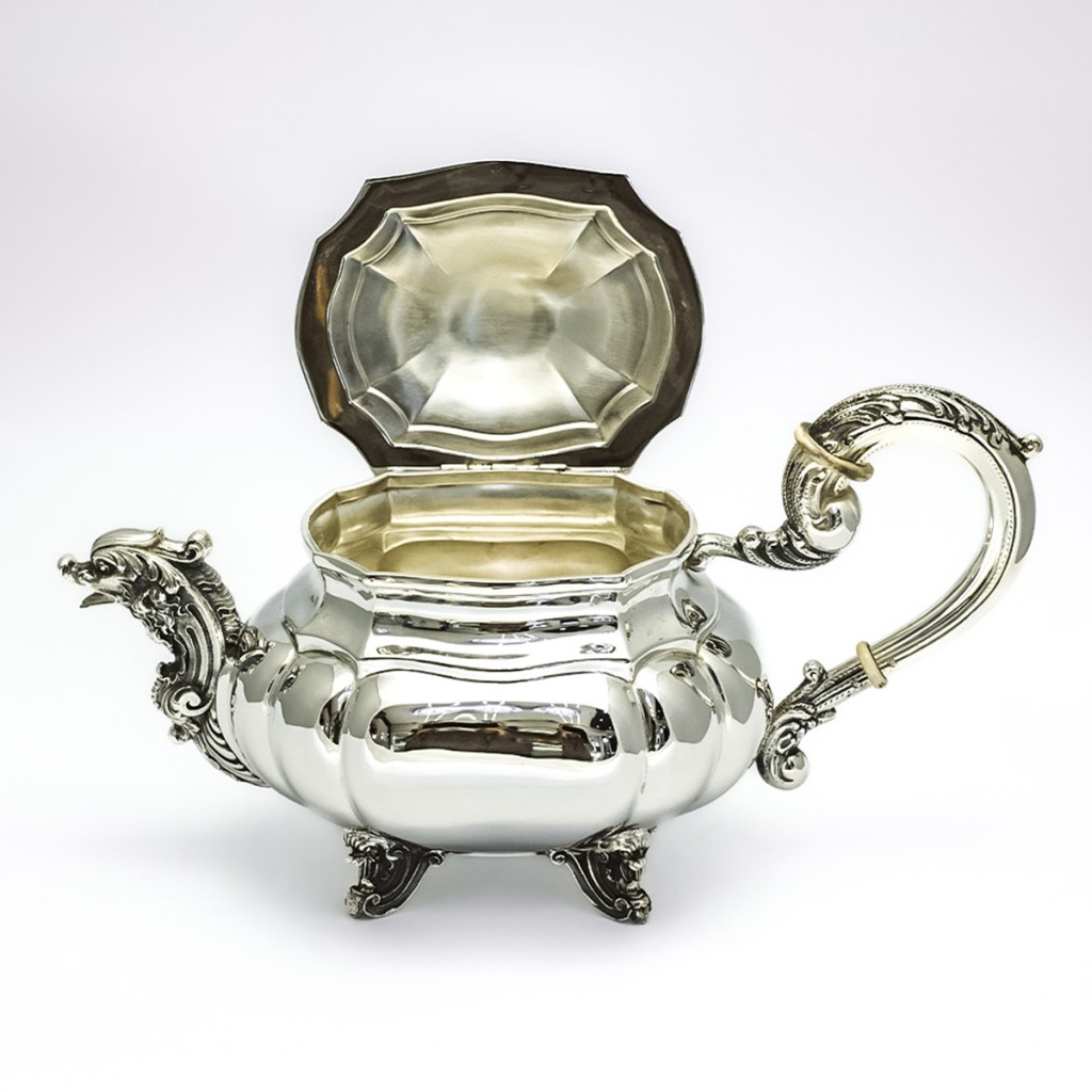  Three-piece 800 silver tea set, Cesa 1882 - CESA 1882