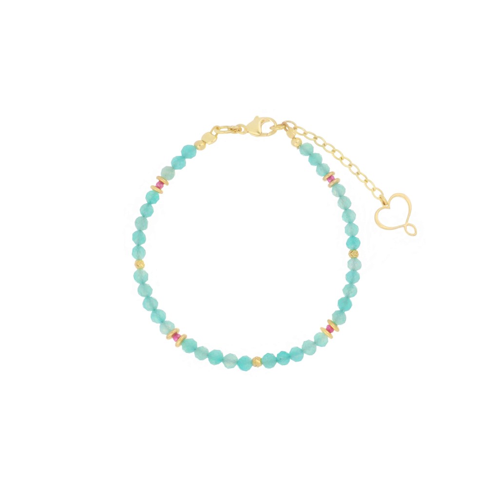 Bracciale Maman et Sophie BRISF4AZ Pietre Argento 925 Dorato - MAMAN ET SOPHIE