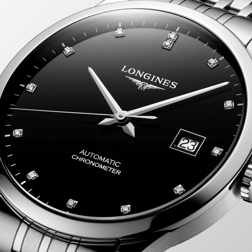 Longines Record L2.821.4.57.6 Automatic 40.00 mm - LONGINES