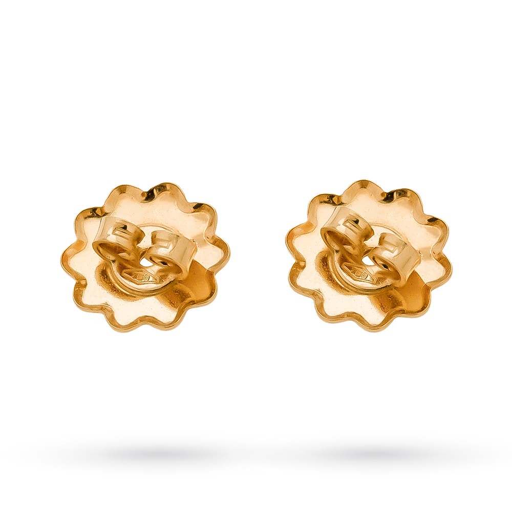 Farfalline per orecchini grandi in oro giallo 18kt - LUSSO ITALIANO