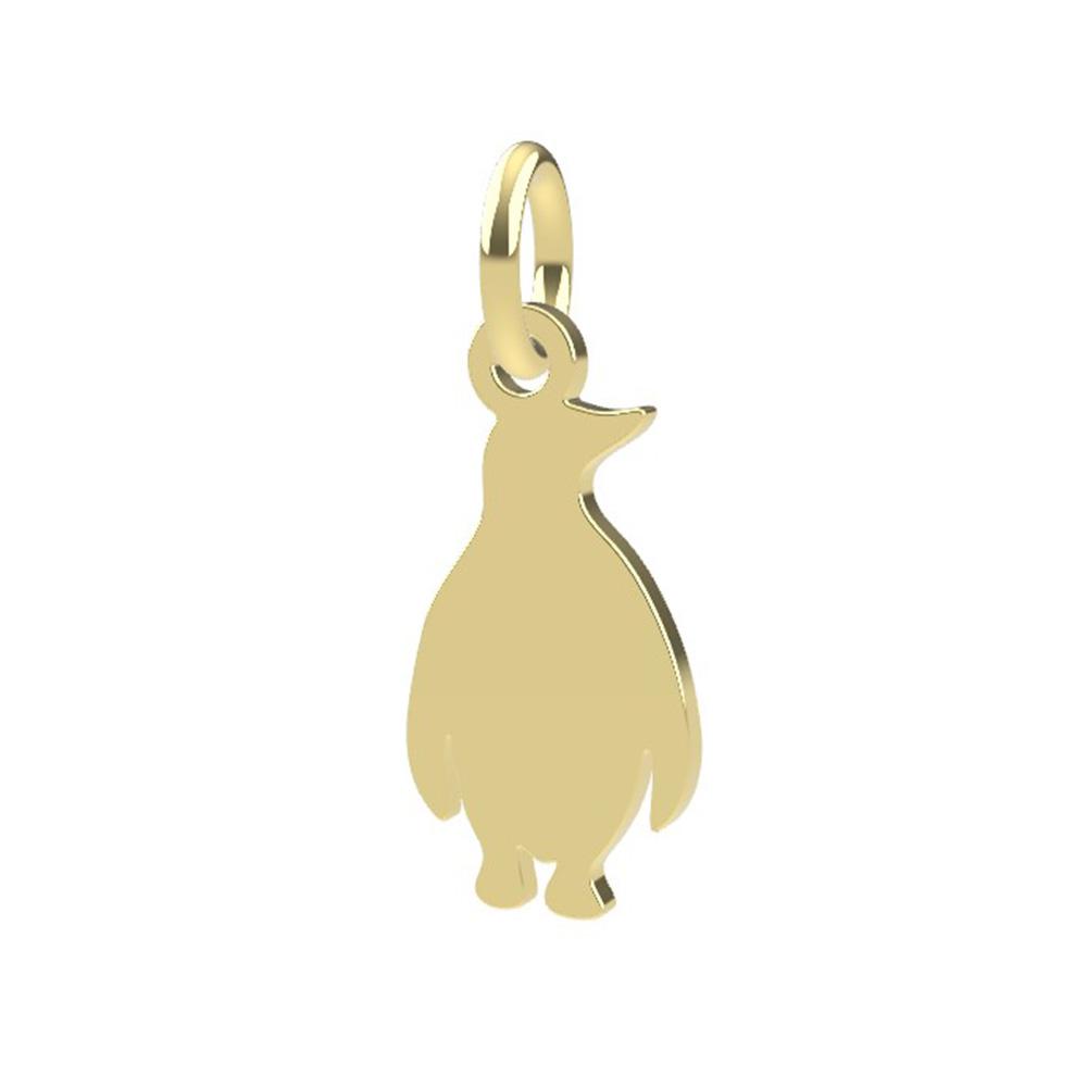 Ciondolo a forma di Pinguino oro giallo 18kt Dedie - DEDIE