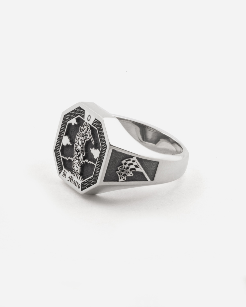  Ring The Fool Tarot Card in 925 silver - NOVE25