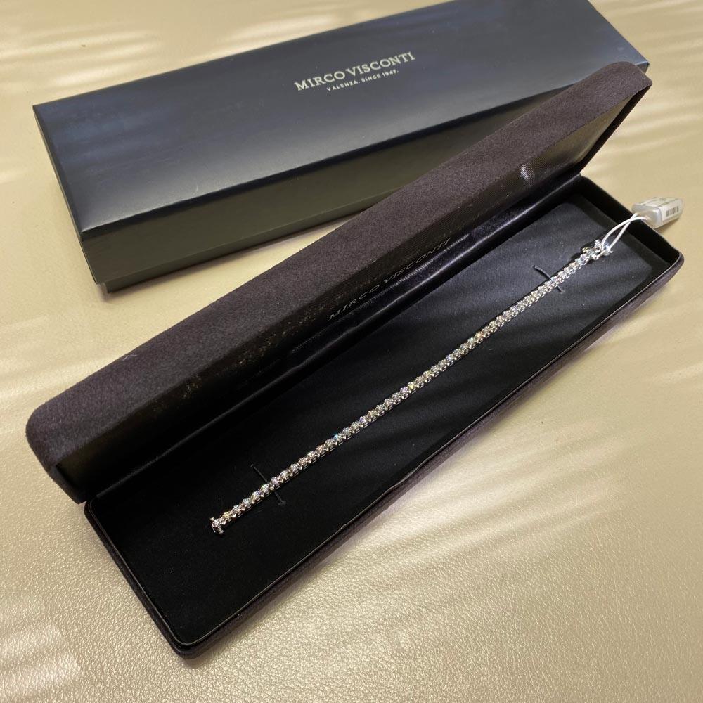  White gold diamond tennis bracelet 1,87ct G VS Mirco Visconti - MIRCO VISCONTI