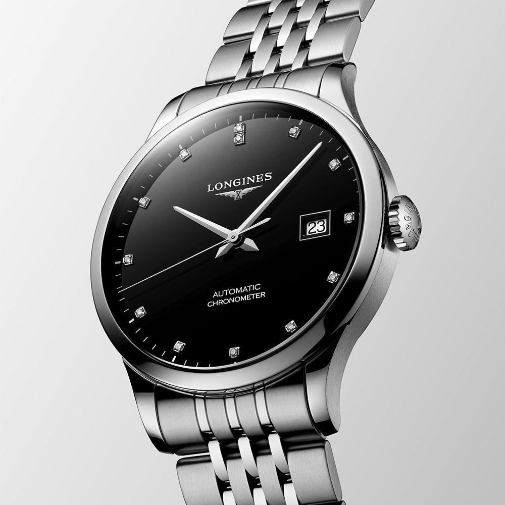  Longines Record L2.821.4.57.6 Automatic 40.00 mm - LONGINES