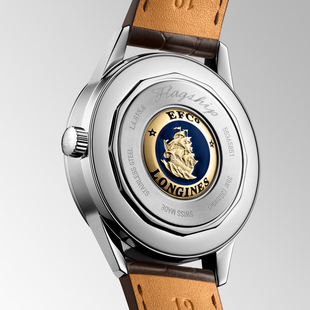  Longines Flagship L4.815.4.62.2 Moonphase 38.50 mm - LONGINES