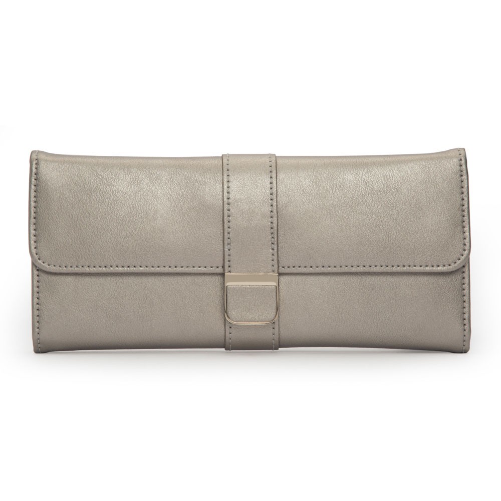  Wolf Jewellery Roll - Pewter - WOLF