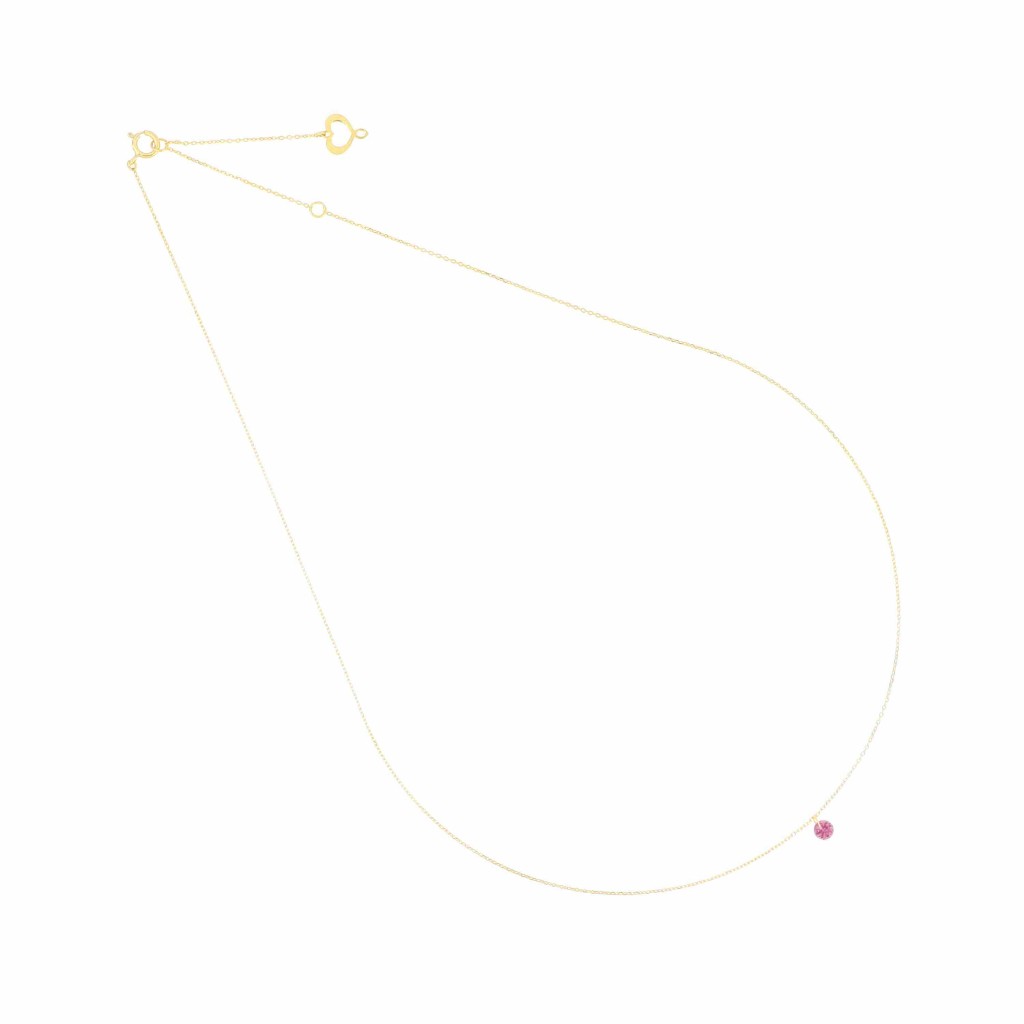 Girocollo Maman et Sophie oro giallo rodolite nuda - MAMAN ET SOPHIE