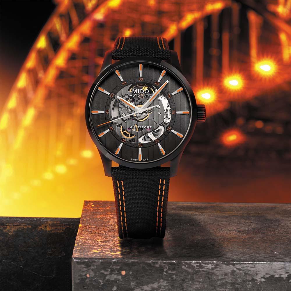  Mido Multifort Skeleton Vertigo M038.436.37.051.00 - MIDO