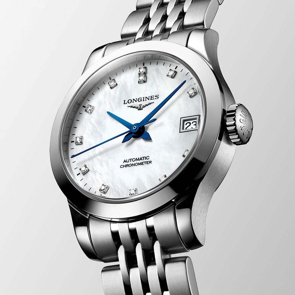  Longines Record L2.320.4.87.6 Automatico 26 mm - LONGINES
