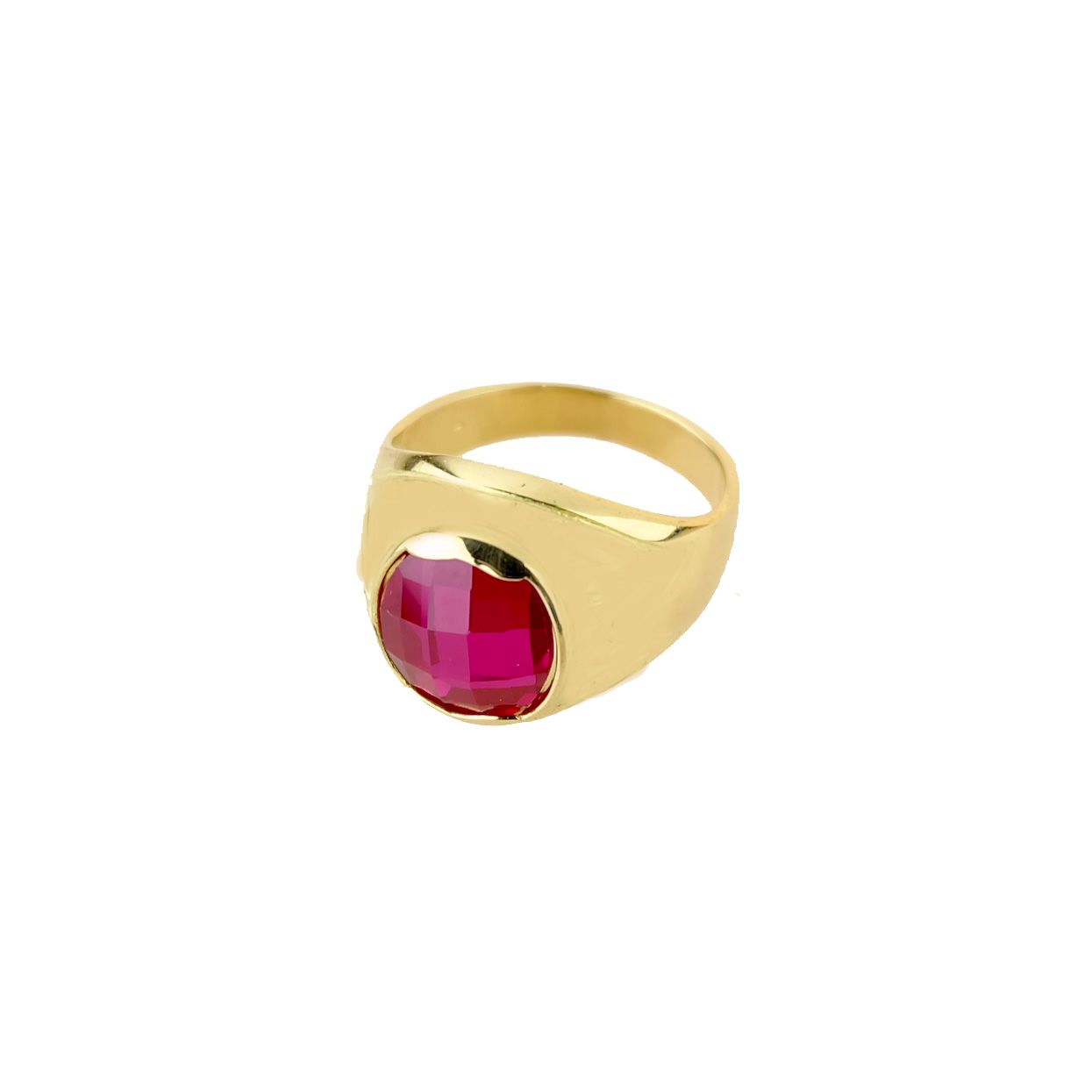 anello-uomo-con-pietra-rossa-sfaccettata